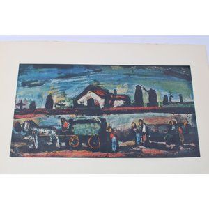 Vintage Georges Rouault Print The Funeral 54088